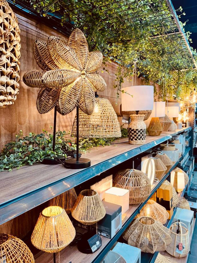 sfeerbeeld in een winkel met interieurdecoratie